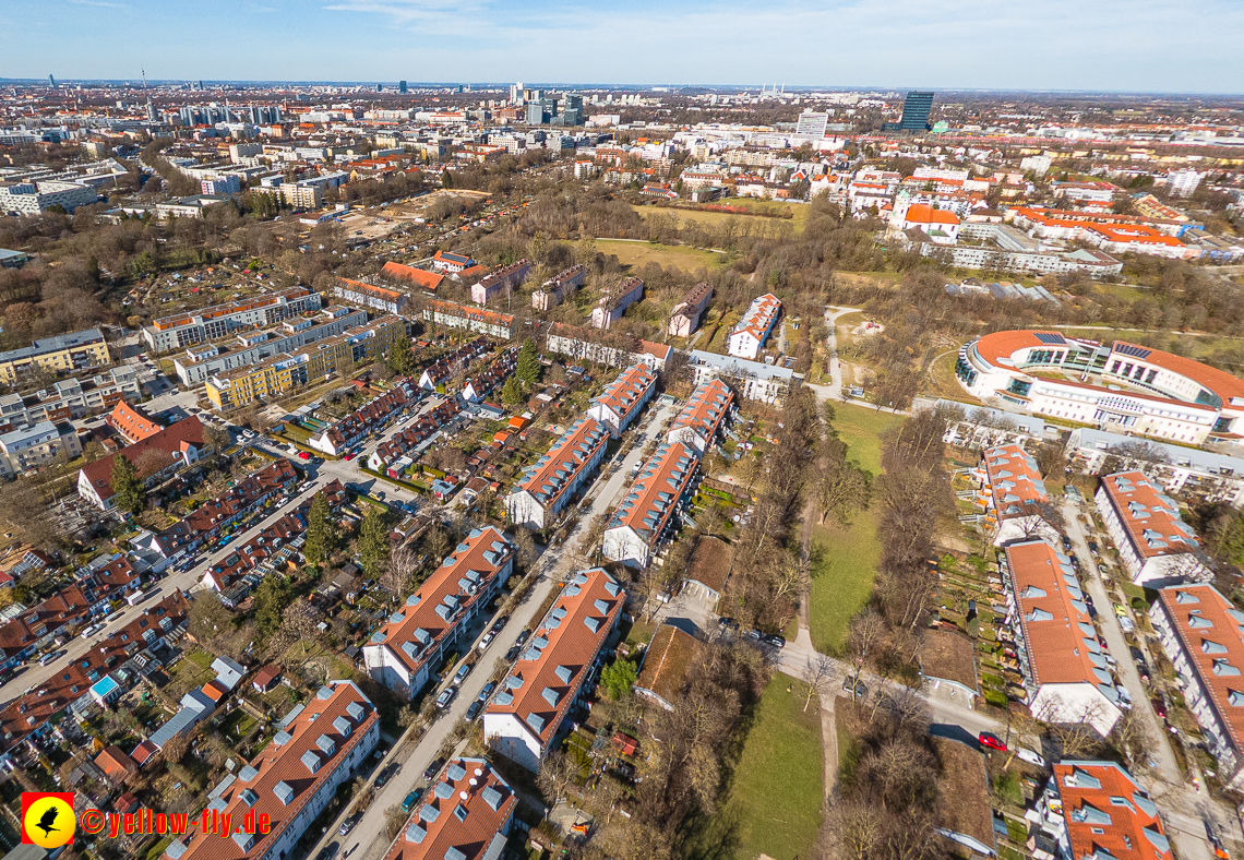 20.02.2023 - der Hachinger Bach zwischen Berg am Laim und Neuperlach